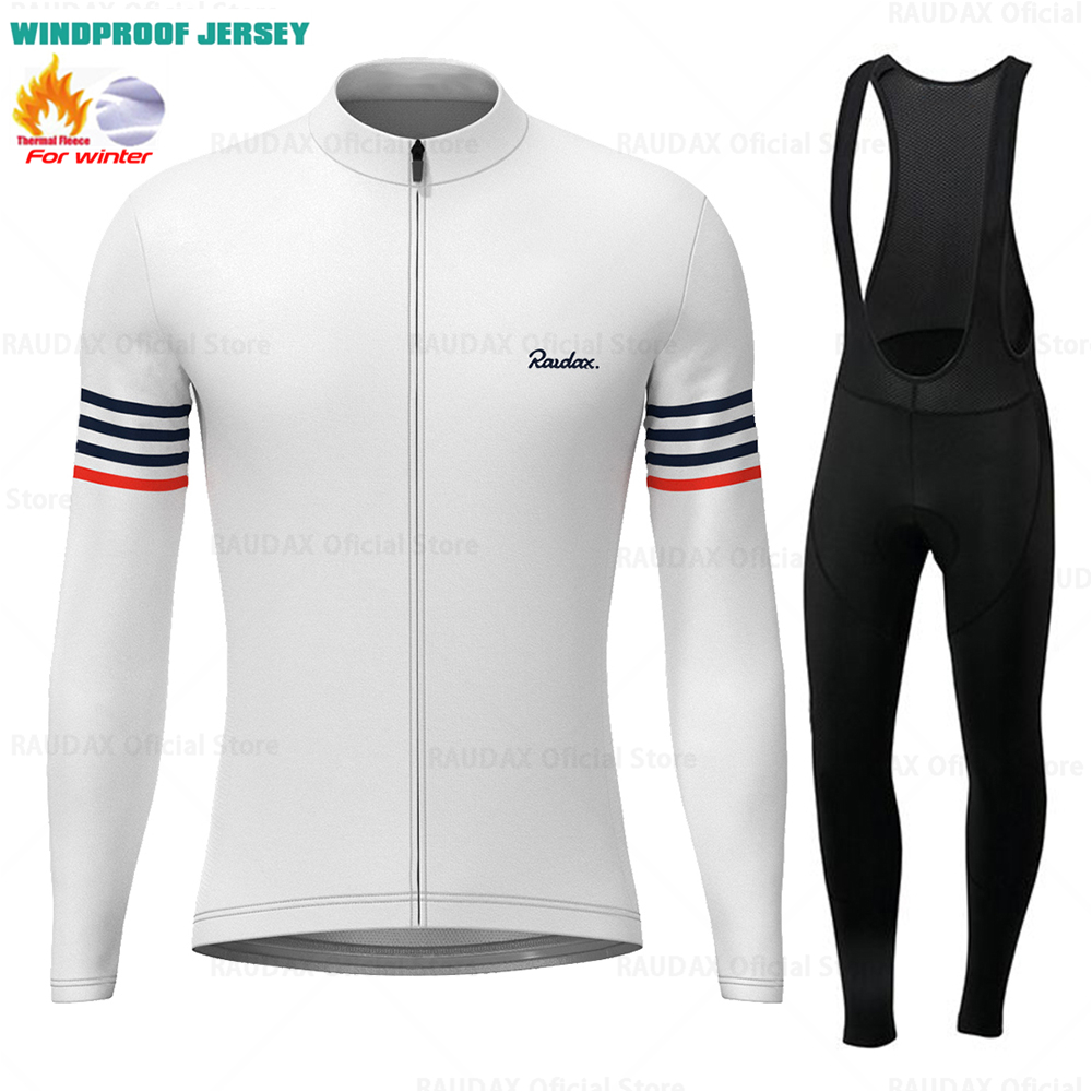 Mountain Biking Jerseys Men - Raudax Winter Windproof Fleece Jersey Ropa