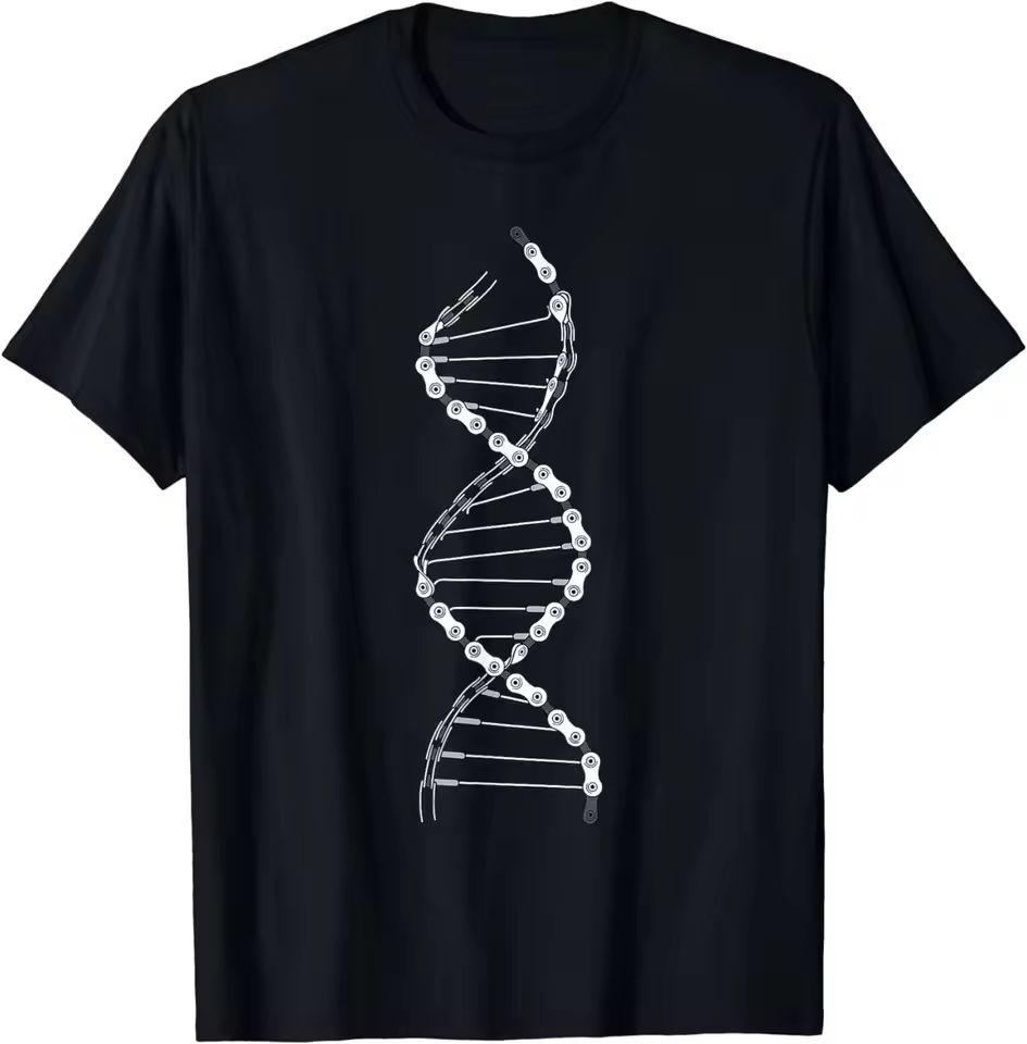 Mountain Biking Outfit - Funny DNA Cycling Bicycle Chain Mountain