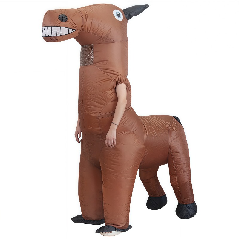 Mountain Biking Outfit - Inflatable Horse Costume Adult Funny Riding