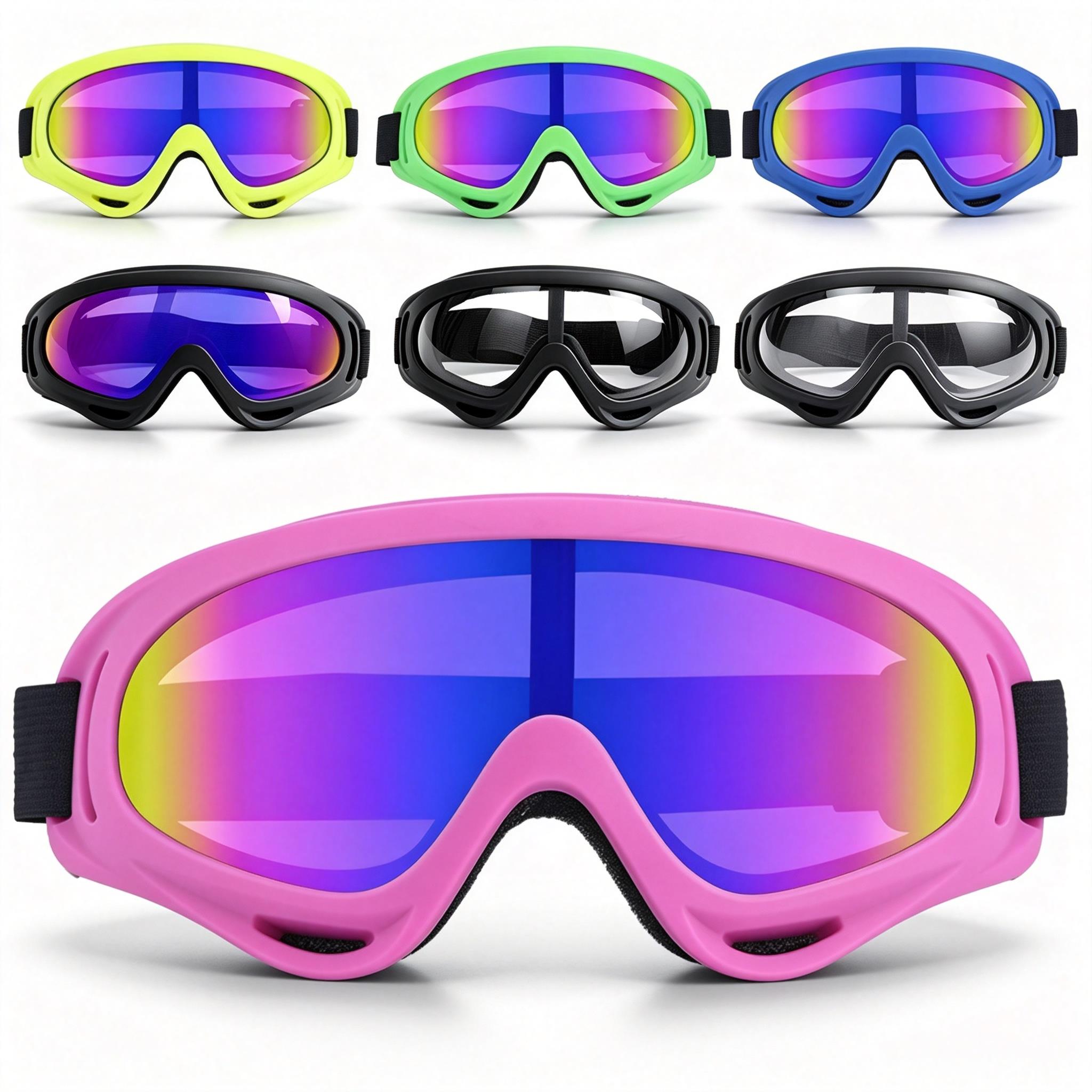 Mountain Biking Game - Anti‑Fog Ski Goggles For Freestyle Skiing