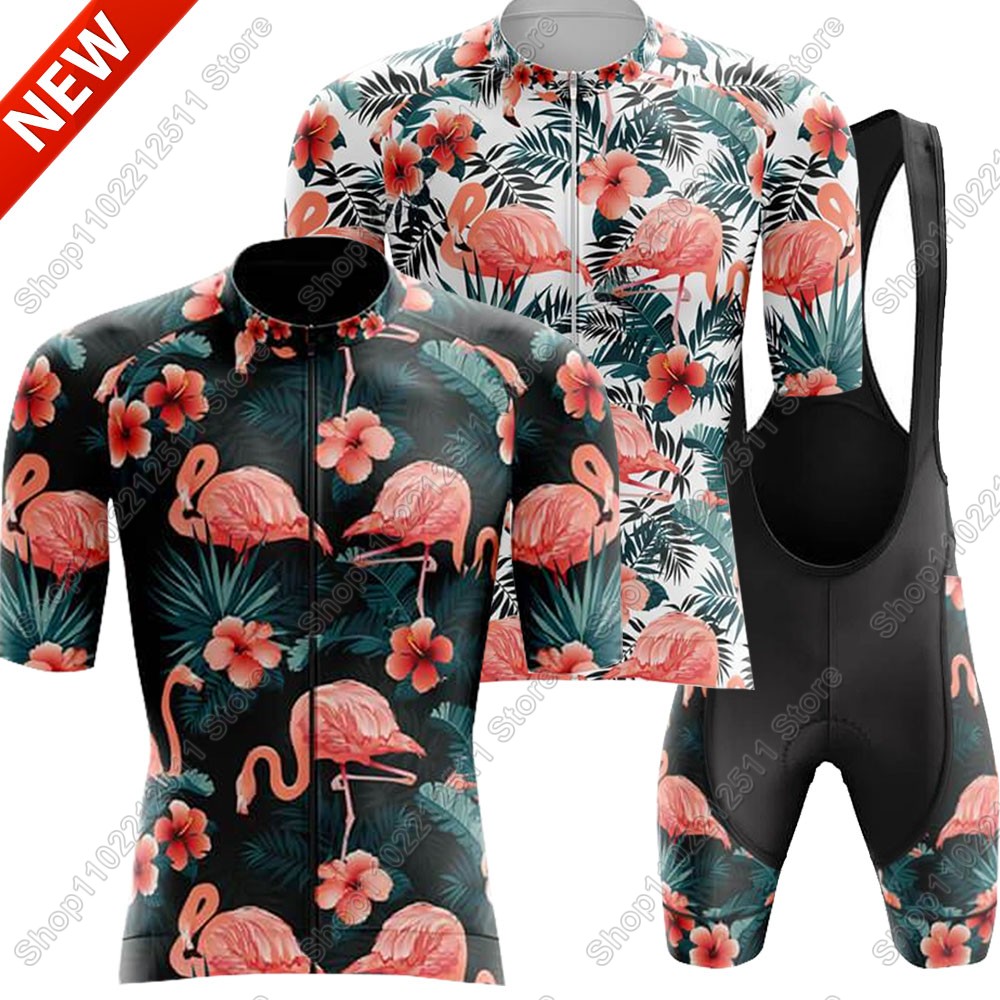 Mountain Biking Pants For Men - 2025 Flamingo Cycling Jersey Set Bicycle