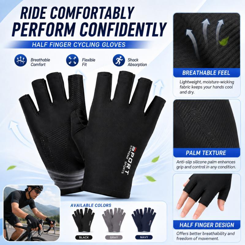 Half Finger Cycling Gloves for - Mountain Biking Gloves Mens recension och pris