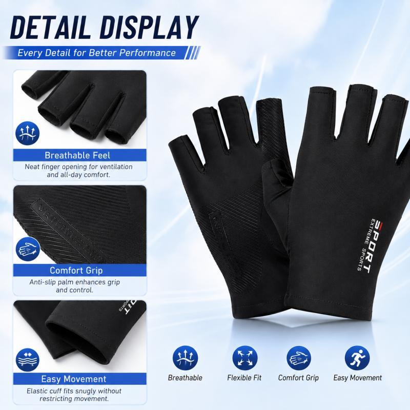 Half Finger Cycling Gloves for - Mountain Biking Gloves Mens recension och pris