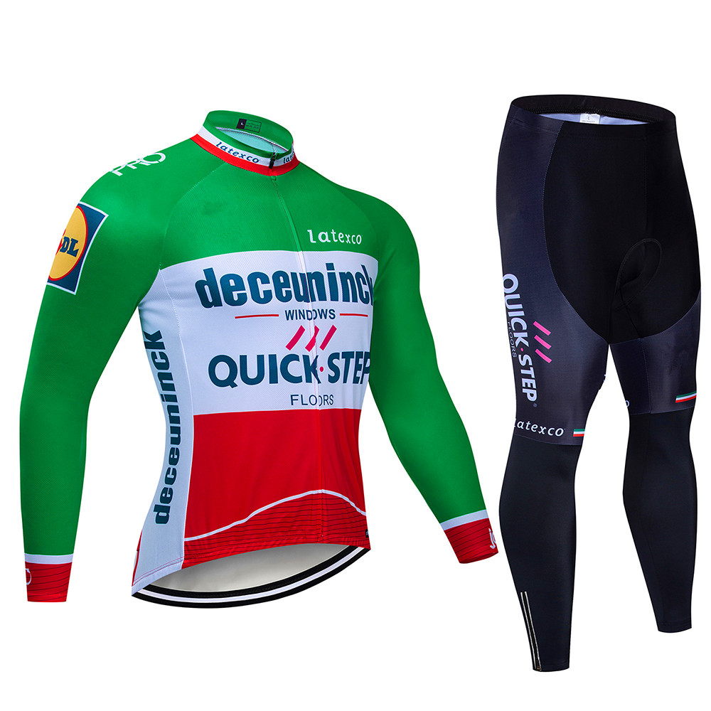 Quick step Cycling Jersey Set  - Mountain Biking Jerseys Men recension och pris