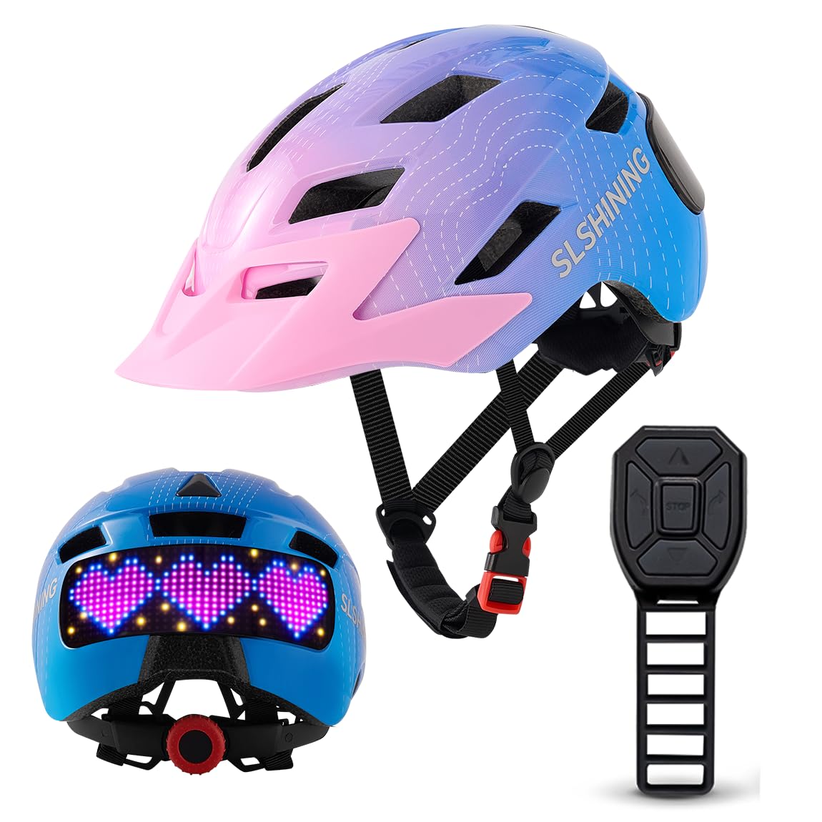 Rechargeable LED Display Bicyc - Mountain Biking Helmet Kids recension och pris